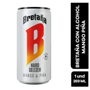 Bretaña Mango & Piña Hard Seltzer 269ml 4%